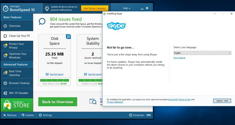 skype default download folder