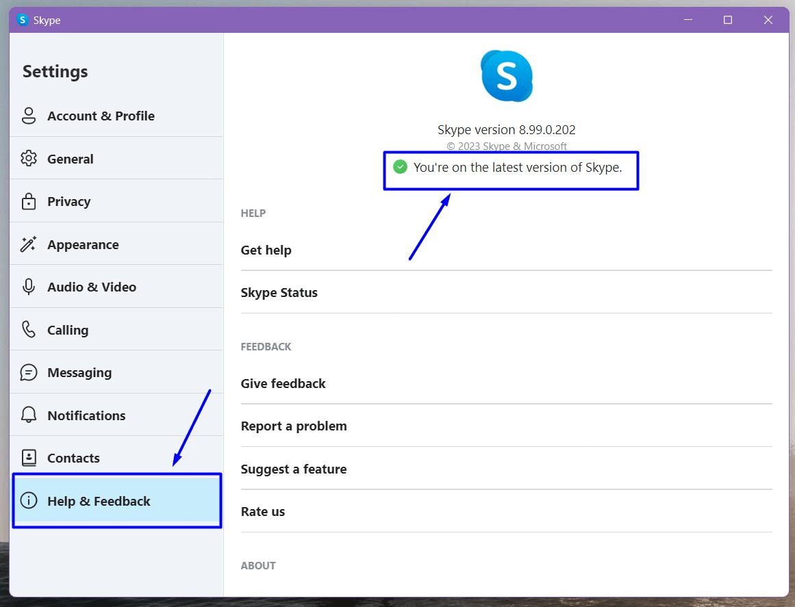 how to update Skype