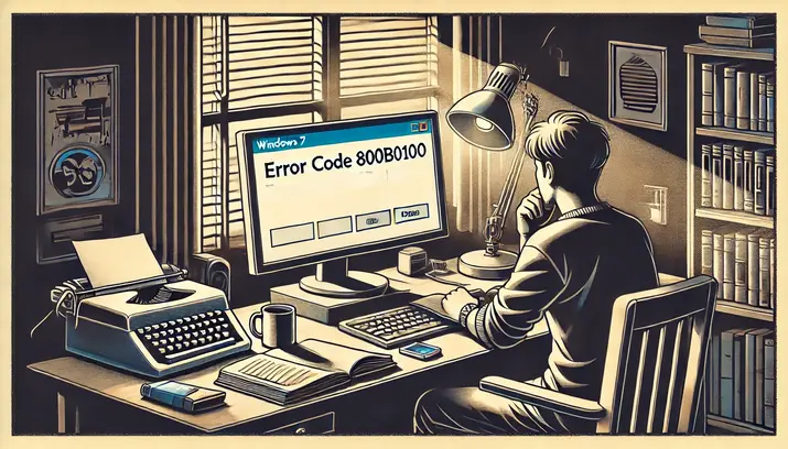 How to fix Error Code 800b0100 in Windows 7?