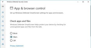 windows defender smartscreen prevented an unrecognized app from starting