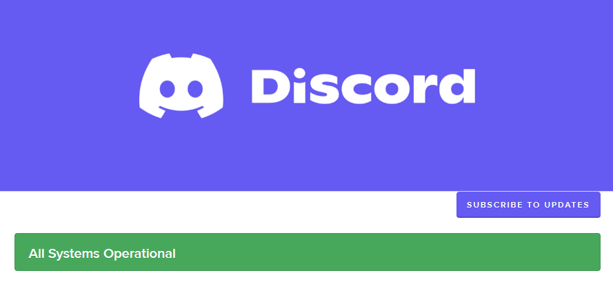 Check Discord Status