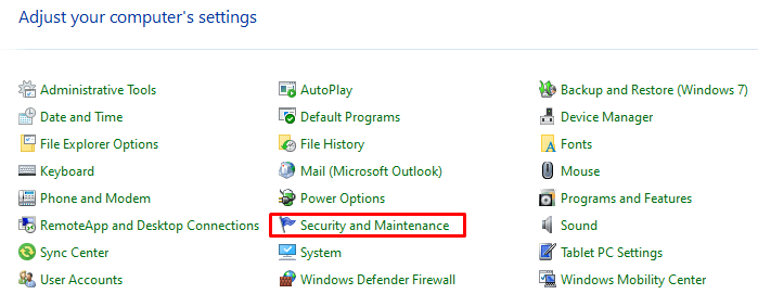 Adjust Computer Settings