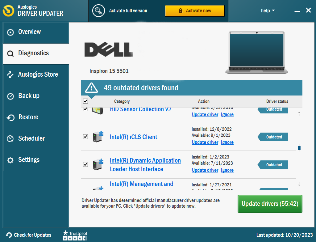 Auslogics Driver Updater DELL