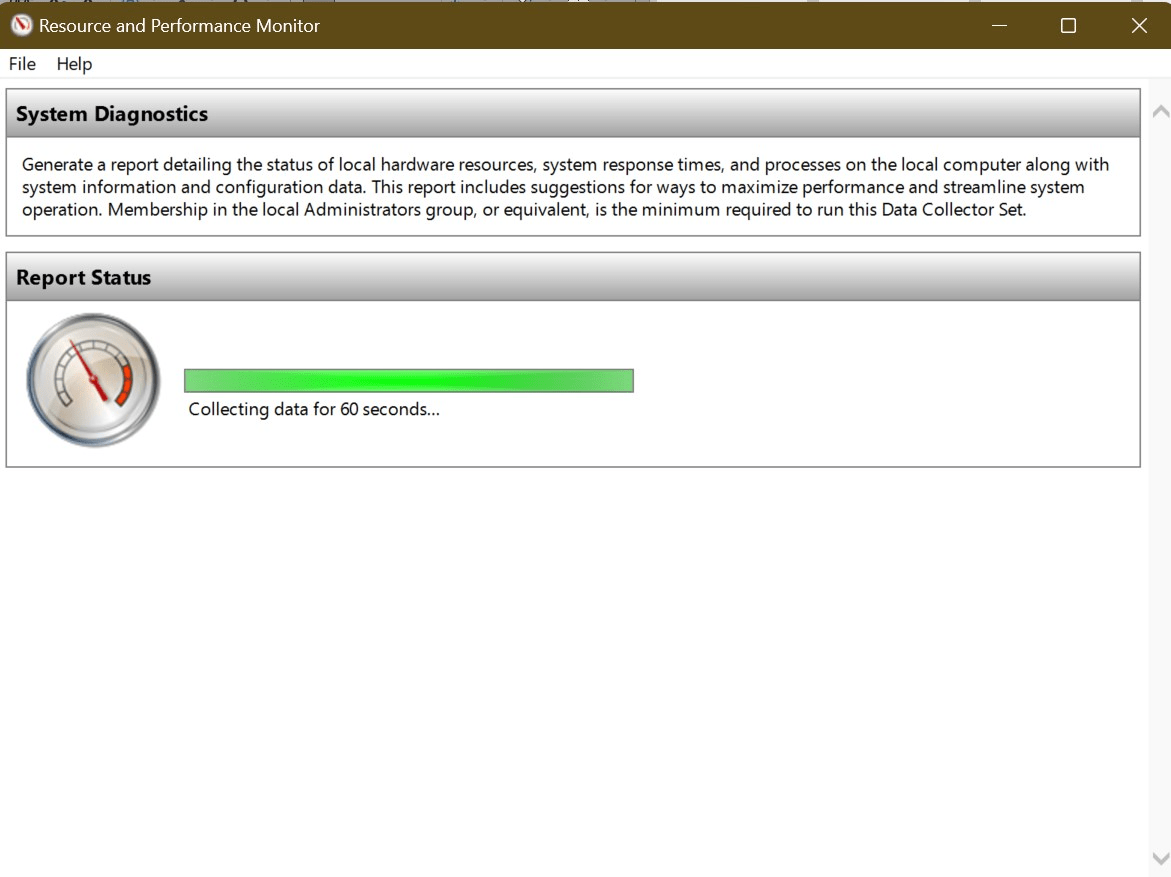 Resource and Performance Monitor