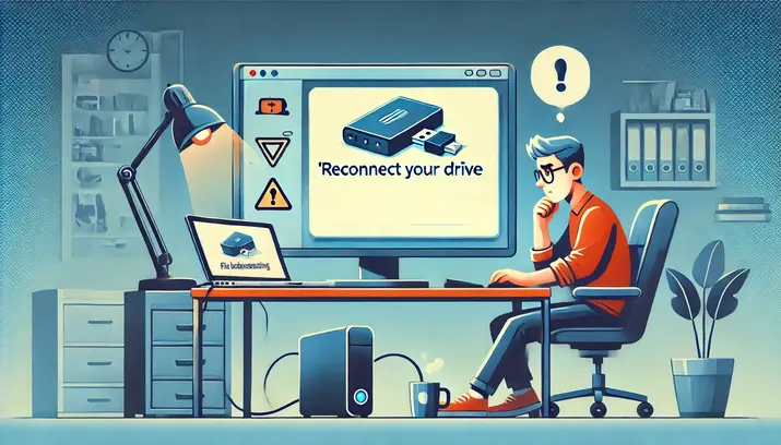 Reconnect Your Drive. Your File History Drive Was Disconnected for Too Long