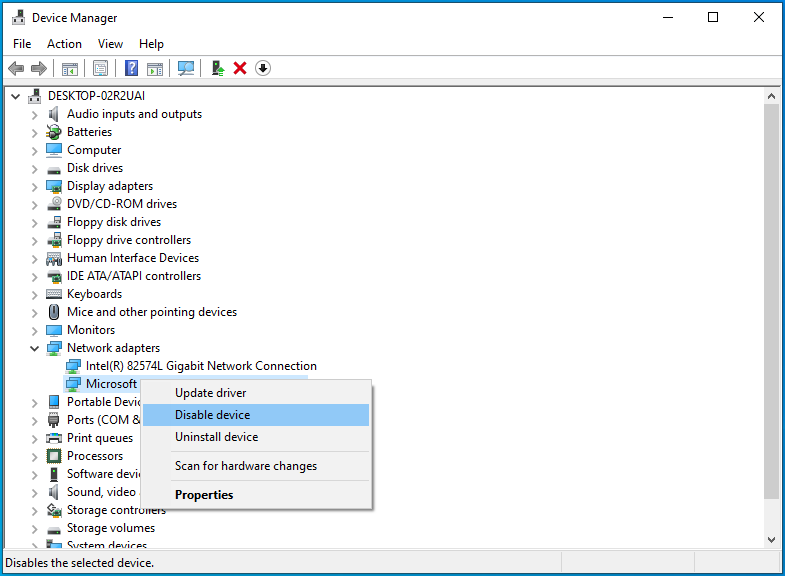 Disable your network adapter.