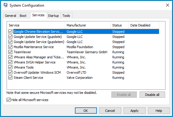 Navigate to System Configuration.