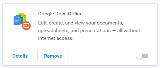 Disable the Google Docs Offline extension.