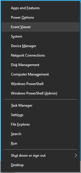 Click on Event Viewer.