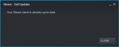 Your Steam client should be up to date.