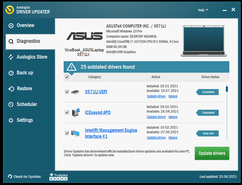 Intel management engine interface