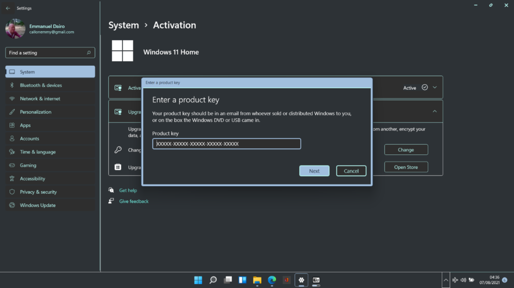 windows 11 product key free 2022