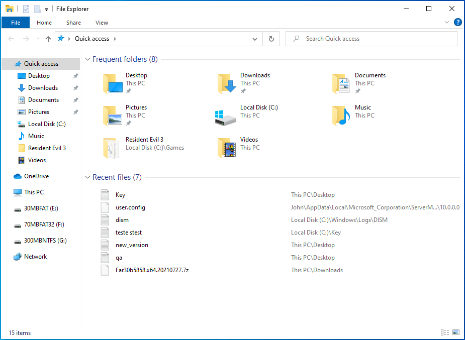 Open File Explorer.