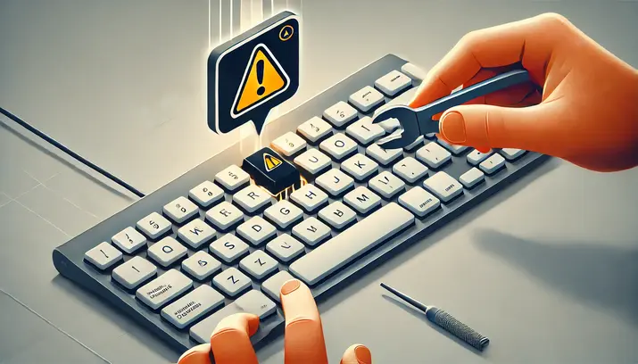 How to Fix a Jammed Keyboard Key Easily