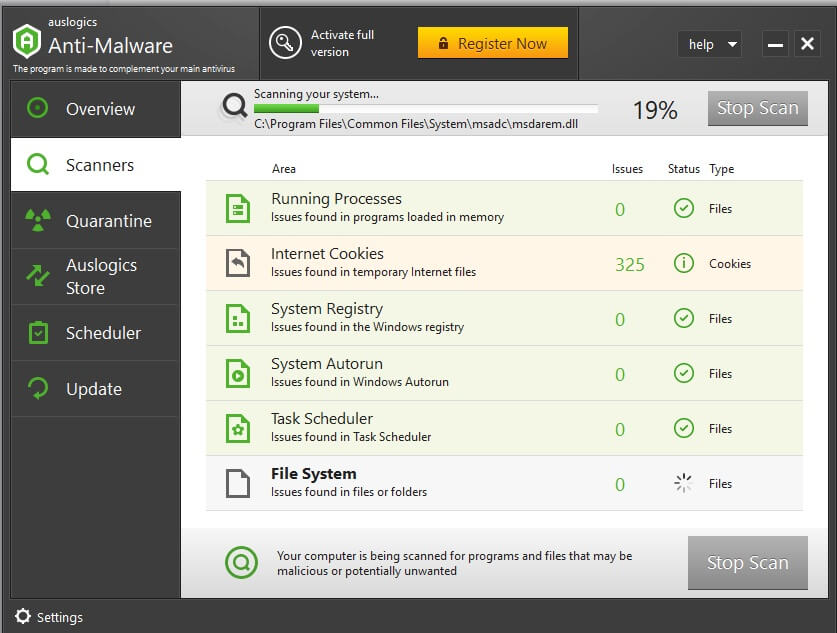 How to use Auslogics Anti-Malware