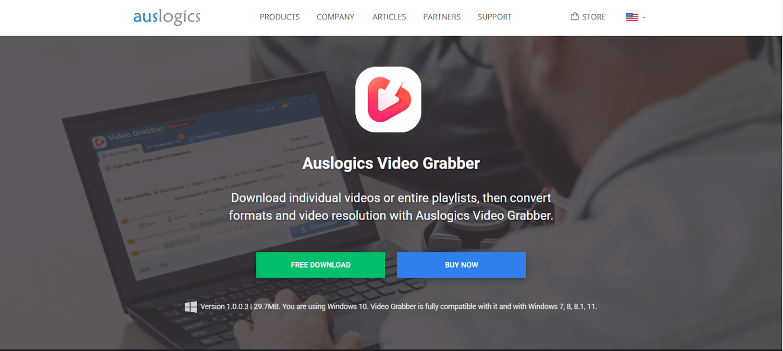 for iphone instal Auslogics Video Grabber Pro 1.0.0.4