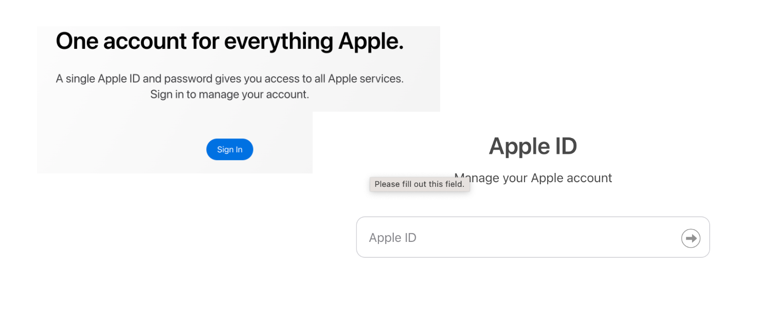 sign in with Apple ID