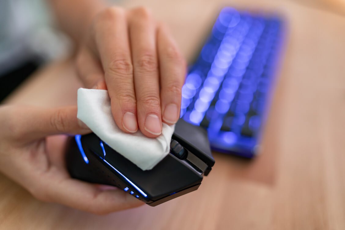 Чистка клавиатуры и мыши