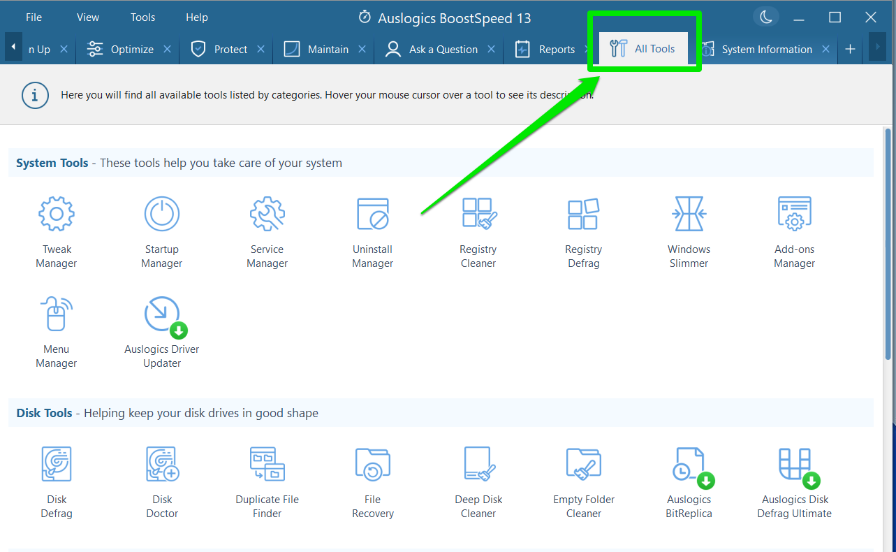 Maintain optimal PC performance with Auslogics BoostSpeed 13