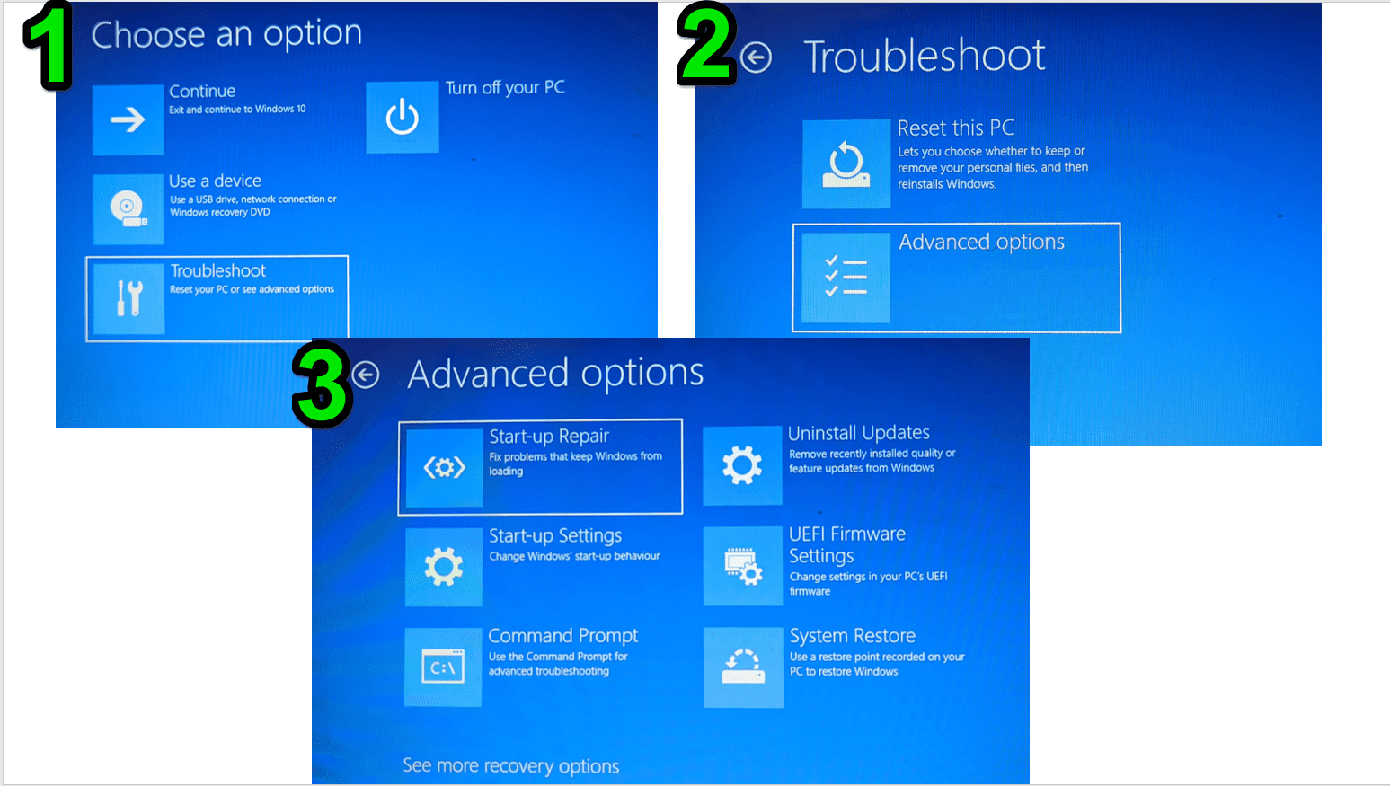 How to Fix "Windows Detected a Hard Disk Problem" Error using Startup Repair