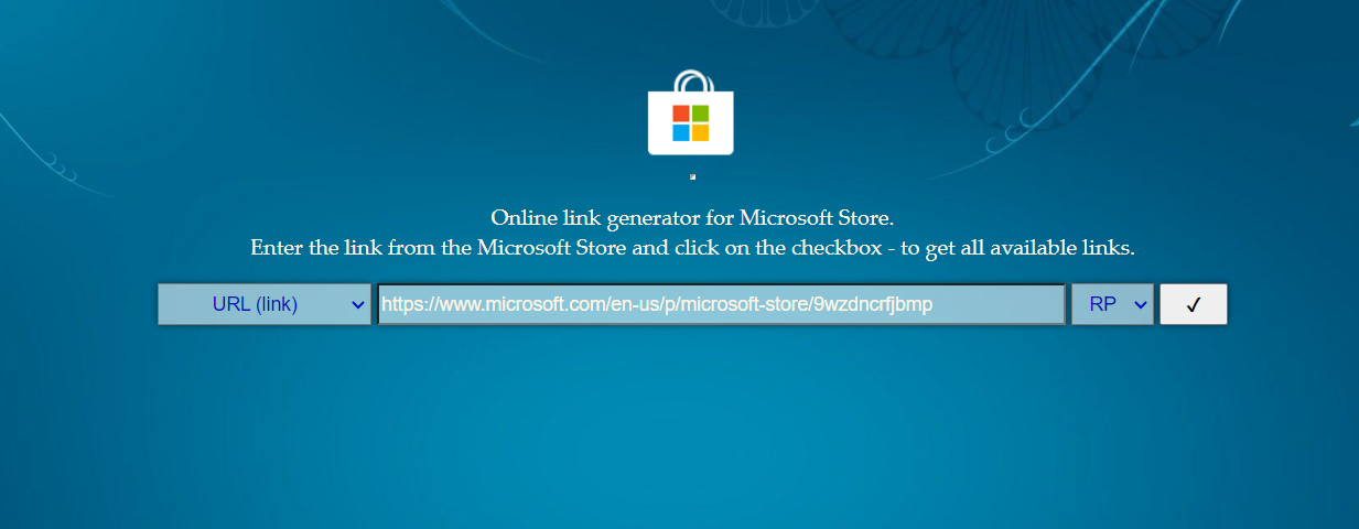 Microsoft Store Link