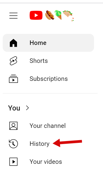YouTube History